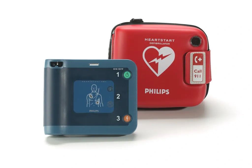 Philips HeartStart FRx DEA avec la configuration prêt à l’emploi, mallette de transport standard- Français